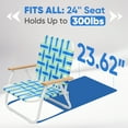 thumbnail image 6 of Sekey Portable Beach Chair, Lightweight Folding Chair with Carry Bag, Blue, 6 of 7