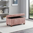 thumbnail image 3 of Metro Storage Ottoman in Dusty Rose Fabric, 3 of 10