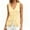 Beige, variant on Summer Scoop Neckline Women Solid Slim Fit Button Down Vest Waistcoat Tops