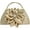Gold, variant on Women Clutches Retro Flower Evening Handbag Sparkle Rhinestone Top Handle Handbag Gatsby Satchel Purse