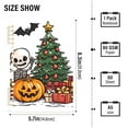 thumbnail image 2 of FORMRS 1-Subject Spiral Notebook 8" x 5" College Ruled 60 Refillable Sheet A5 Hard Cover, 2 Pack, Green Cute Halloween Trees, 2 of 7