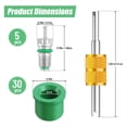 thumbnail image 3 of 36Pcs R134a 1/4Inch Charge Hose Gasket Kit Air Conditioner Valve Core Accessories Includes 30 Valve Hose Gaskets, 3 of 7