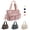 Pink, variant on SUOSDEY Work Tote Bags for Women,Large Capacity Luxury Leather Laptop Bag Cup ,Tote Shoulder Handbag,Crossbody Messenger Bag