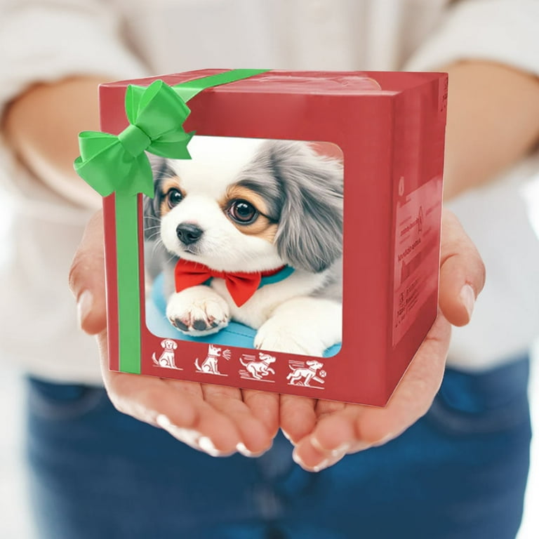 Cucciolo Robot Realistico - Cane Giocattolo Che Cammina, Abbaia E Scodinzola, Per Bambini, 13x16.5x16.5cm - Foto 2