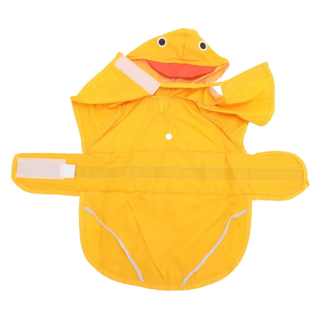 Imperméable imperméable pour Chien, Conception de Capuche Transparente, Mignon et Élégant, Ajustement Réglable, Veste de Pluie pour Chien avec Trou de Laisse, Bande Réfléchissante, pour les Activités de Plein Air