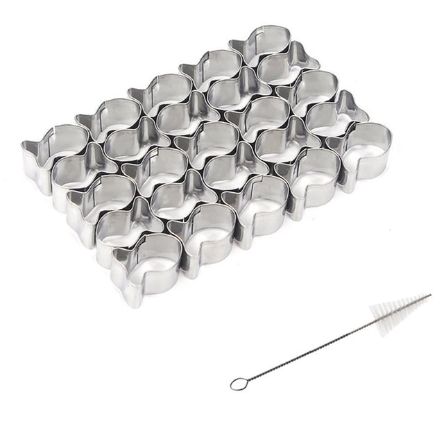 Injueey Mini cortadores de galletas de animales, de fácil separación y horneado, para galletas de peces dorados. Cocina y Comedor