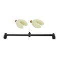 thumbnail image 3 of Carp Fishing Rod Support Buzz Bar Aluminum Alloy  Bar Bracket With Luminous PVC Bracket Head, 3 of 8