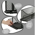 thumbnail image 7 of Sorbus 2 Sets of 2 Tier Metal Under Sink Organizer for Bathroom, Kitchen, Strong Steel Mesh Sliding Drawers for Under Sink, Under Cabinet, Closet, Kitchen, Pantry, Bathroom Organizers and Storage, 7 of 7
