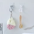 thumbnail image 4 of Lefu 5x Ceiling Rotating Hook Strong Sticking Wall Key Hanging Door Rear Coat Hook, 4 of 5
