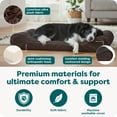 thumbnail image 6 of FurHaven Pet Dog Bed | Orthopedic Ultra Plush Luxe Lounger Pet Bed for Dogs & Cats, Chocolate, Large, 6 of 10