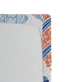 thumbnail image 3 of Ambesonne Seashell Fitted Sheet, Maritime Sealife Sea, Twin Size, Blue White Pale Orange, 3 of 3