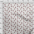 thumbnail image 2 of oneOone Cotton Poplin Fabric Leaves & Flower Floral Printed Fabric 1 Yard 56 Inch Wide, 2 of 4