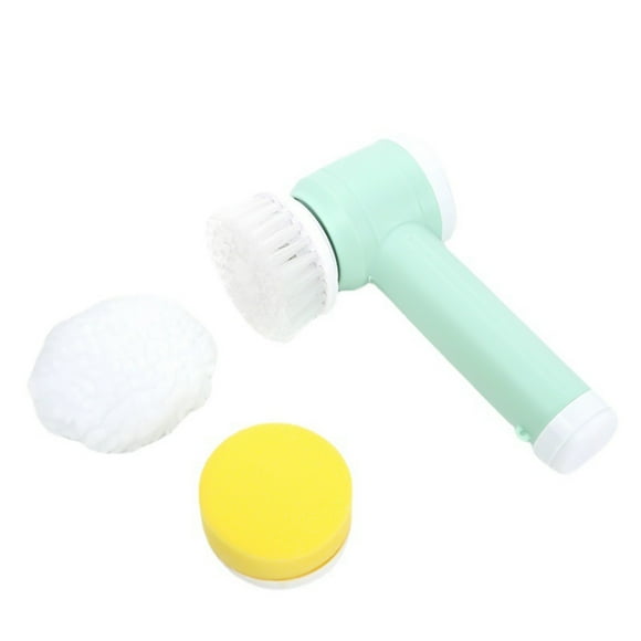 EGNMCR Electric Scrubbers Rechargeable Cleaning Tools, Electric Cleaning Brush With 3 Brush Heads, Electric Scrubbers Suitable For Bathroom Wall Kitchen Massage Machine