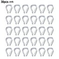 thumbnail image 1 of 304 Stainless Steel Sleeve Ring Chicken Heart Ring Steel Wire Rope Rigging, 1 of 7