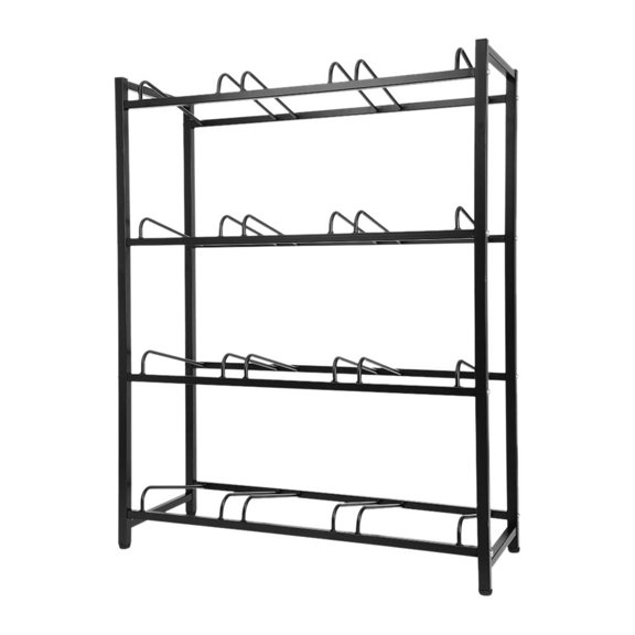 WAASOSCON Water Gallon Holder 4 Tier Jug Stand Holder 5 Gal Water Bottle Organizer Detachable 3 Row 12 Slots Water Rack for Home Studio Kitchen Warehouse usual