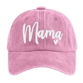 thumbnail image 3 of HNMKIU Mama Hats For Women Adjustable Funny Mini Baseball Cap Casual Comfortable Outdoor Sun Pink,One Size, 3 of 3