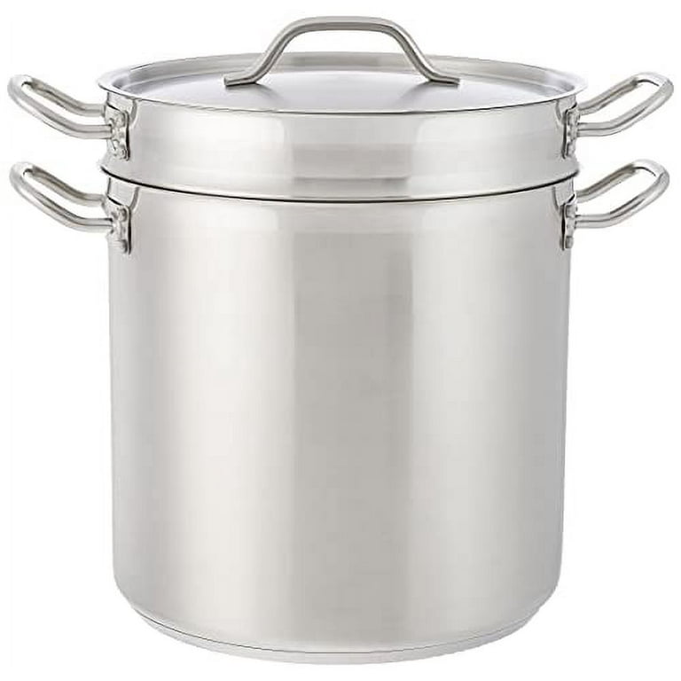  Soro Essentials 20 qt. Aluminum Double Boiler Pot with