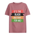 thumbnail image 4 of Luowei Women's Black Graphic Tee - Cute Casual Short Sleeve T-Shirt, Pink, L, 4 of 4