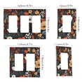 thumbnail image 2 of Yayeee Rocker Switch Wall Plate 3-Gang 6.5"x4.6" Home Decorative Outlet Cover, Red Flowers Pattern, 2 of 6