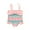 Pink, variant on TUOBARR Infant Baby Girls Mermaid Squama Print Suspender Swimwear Swimsuit Beach Suit Pink (0-18Months)