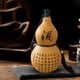 thumbnail image 3 of Botella de agua de calabaza natural de 150 ml, ideal para decorar tu escritorio, con tapa. Estilo A, 3 of 8