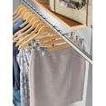 thumbnail image 3 of Whitmor Grade A Suit Wood Hangers, Set of 16, 3 of 10