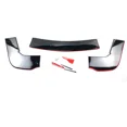 thumbnail image 5 of For Dodge Challenger SRT RT 2012-2022 Black and Red Front Bumper Lip Spoiler Splitter, 5 of 8