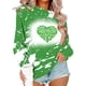 thumbnail image 2 of Camisetas de Halloween para Mujeres Divertido Estampado Suelto Cuello Redondo Manga Larga Caída Top, 2 of 6