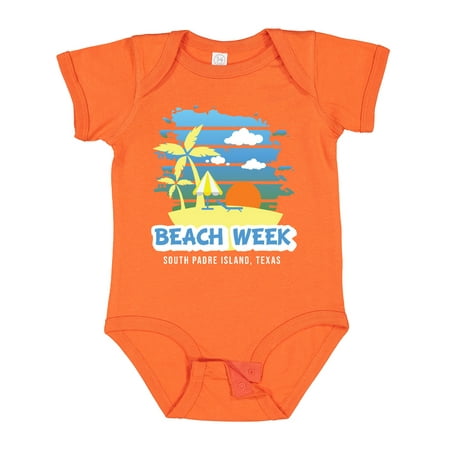 

Inktastic Beach Week South Padre Island Texas with Palm Trees Boys Baby Bodysuit