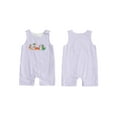 thumbnail image 2 of BemeyourBBs Baby Boy Mardi Gras Outfit Newborn Striped Romper Overalls Cute Animals Embroidery Sleeveless Jumpsuits Carnival Clothes, 2 of 8