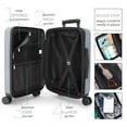 thumbnail image 5 of StorageBud 20 inch Hardside Carry-On Expandable Luggage, Front Pocket Luggage Set Spinner Suitcase Set, Grey, 5 of 7