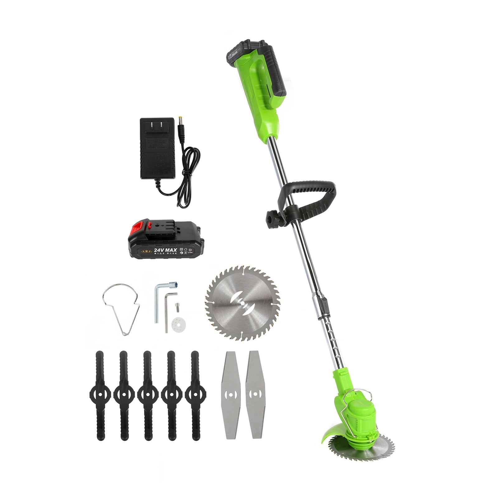 Electric Lawn Mower 12000rpm Wireless Garden Lawn Weeder Grass Trimmer With 1 Lithium Battery Branch Pruning Tool Cutter ,Easy to Use