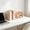 Pink, variant on 4 Slots File Organizer Rack, Thickened Plastic Desktop Bookends Paper Holder, Stable Base Divided Notebook Tray for Office Workstation Student Dorm Desk Library