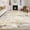beige, variant on GlowSol 2x6 Green Polyester Boho Washable Runner Rug with Non-Slip TPR Backing, Entryway, Hallway, Kitchen, Laundry Room