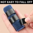 thumbnail image 4 of 2pcs Trigger Finger Splint, Finger Support Brace For Broken Or Bent Fingers, Mallet Finger, Stenosing Tenosynovitis Pain Relief, Locking Tendon With 3 Adjustable Belts, 4 of 7