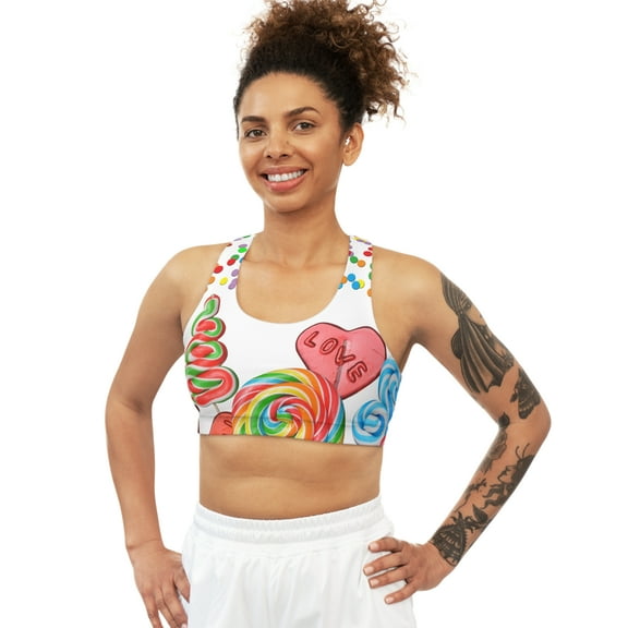 Soluvd Candyland Seamless Sports Bra