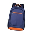 thumbnail image 4 of Colaxi Laptop Backpack Tennis Bag Oxford Cloth Daypack Rucksack Duffel Side Pocket for Badminton Racquets Outdoor Activities Camping Dark Blue Orange, 4 of 8