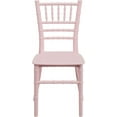 thumbnail image 5 of YSNW Child’s All Occasion Pink Resin Chiavari Chair for Home or Home Based Rental Business（Pink）, 5 of 18