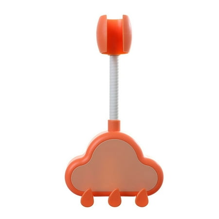 

CHAOMA Cloud Shower Head Holder Adjustable 360°Bracket with Hooks Wall Mount