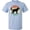 AE-Light Blue, variant on German Shepherd Silhouette Vintage Retro T-Shirt