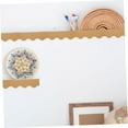 thumbnail image 2 of Burlap Scalloped Border,QZS Teacher Decorate Bulletin Border for DIY Project,Portable Bulletin Board Trim for Desks,Windows,Doors,Lockers,Birthday, 2 of 3