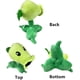 thumbnail image 3 of Peluche de 7 pulgadas de Plantas vs. Zombies PVZ, muñeco de peluche suave de lunares verdes, nuevo, muñeco de trapo de peluche de Plantas vs. Zombies para niños., 3 of 5