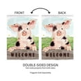 thumbnail image 3 of Spotted Pig Garden Suede Flag, 3 of 6