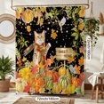 thumbnail image 2 of Thanksgiving Fall Harvest Shower Curtain Set, 72" x 72" Waterproof Polyester Bathroom Curtain with 12 Hooks, Rustic Farmhouse Sweet Home Vintage Home Decor for Restroom, 2 of 7