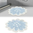 thumbnail image 2 of CHENMEI Mat Round Shower Mat Flower Mat for Inside Shower PVC Loofah Bathroom Floor Mat Non Slip Bathmat Mould Shower Mat with Drain Quick Drying, 2 of 8