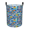 thumbnail image 1 of Fotbe Cute Flat Fish Cesto de Ropa con Asas, Cesto Impermeable de Gran Capacidad, Bolsa de Lavado para Dormitorio, Cesto de Ropa con Ruedas y Asas-Medium, 1 of 6