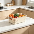 thumbnail image 4 of Plastic Storage Bins With Handles Stackable Organizer Containers for Kitchen Pantry Cabinet Wardrobe, 4 of 6