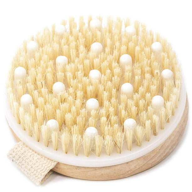 Beauty by Earth Dry Brushing Body Brush Round Exfoliating Brush