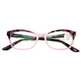thumbnail image 2 of Women Cateye Progressive Reading Glasses - No Line or Bubble - Zero Power on Top Reader CR14 +1.75, 2 of 4