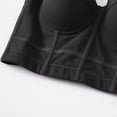 thumbnail image 3 of Women's Push Up Bustier Corset Mesh Breathable Lace Up Boned Overbust Tops Shapewear for Club Party, 3 of 4